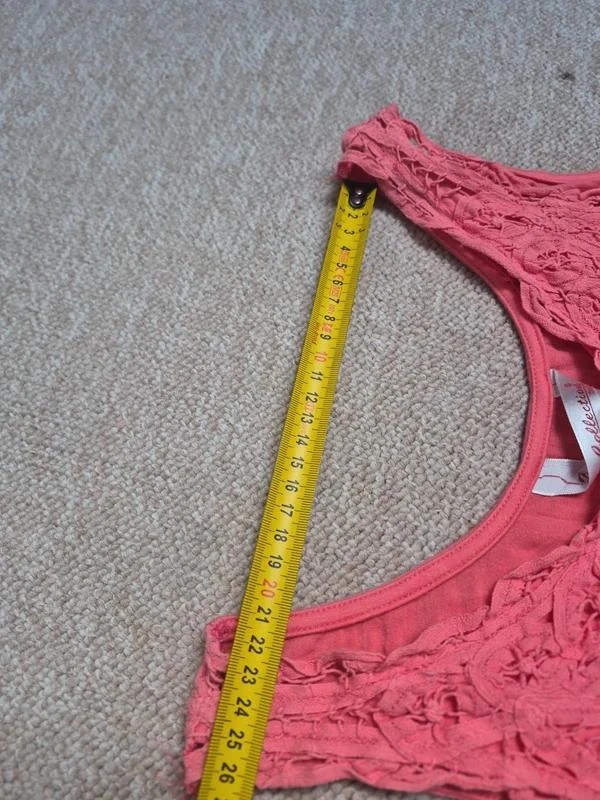 My Collection Top de encaje coral S/M – photo 9